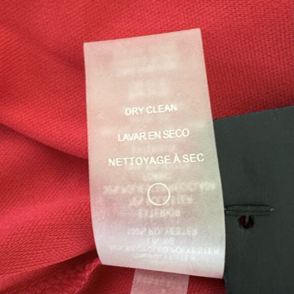 Tommy Hilfiger Floral Chiffon Mini Dress in Samba Red, Size 6 - Picture 10 of 11